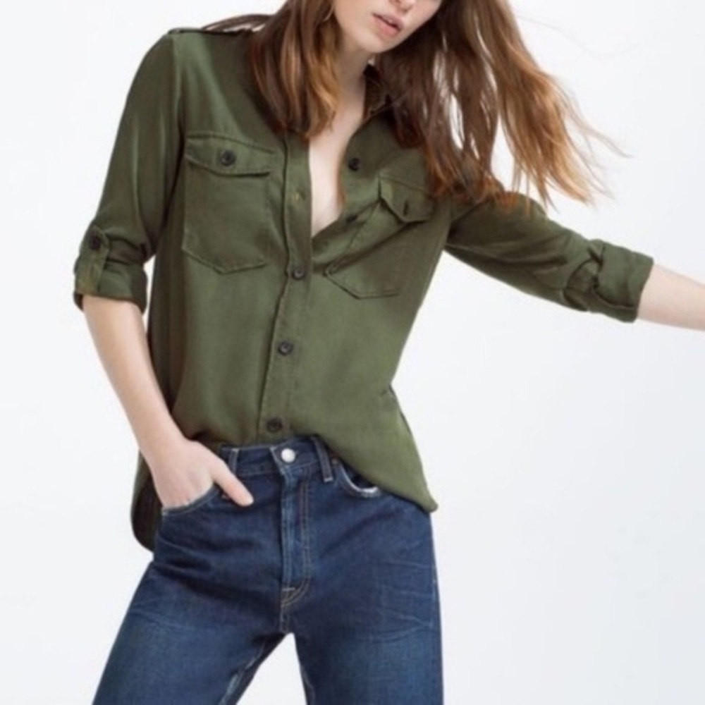 Zara Women’s “The Army Shirt” (S)